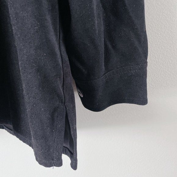 Alia Vintage Shacket black size 14 women’s oversized shirt - Picture 6 of 13